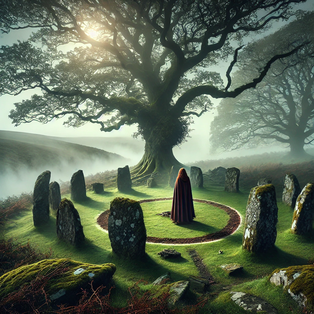 an ancient druids in Wales ritual site. 