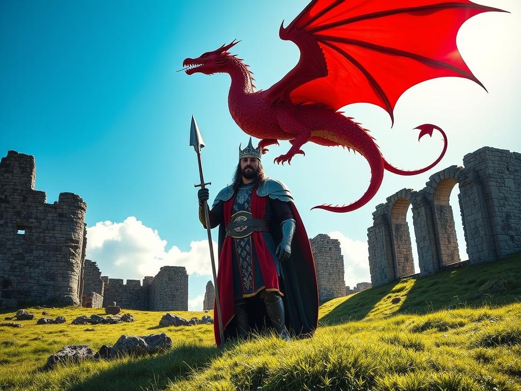 king arthur and the welsh dragon